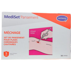 Mediset Pansement plaies chroniques Méchage